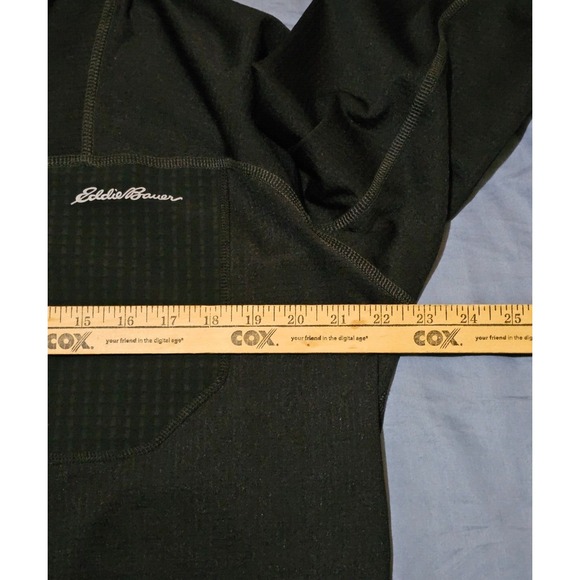Eddie Bauer First Ascent High Route Pullover 1/2 zipper Size Large Black NWT - Picture 6 of 7